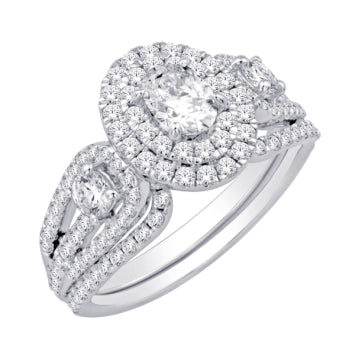 14KTGOLD 1.75CTW (CTR:0.45CT)CTDIA SOLITAIRE UNOCERTIFIED BRIDALSET