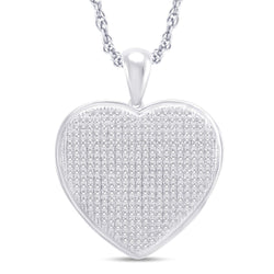 10KTGOLD 1.00CTDIA HEART PENDANT