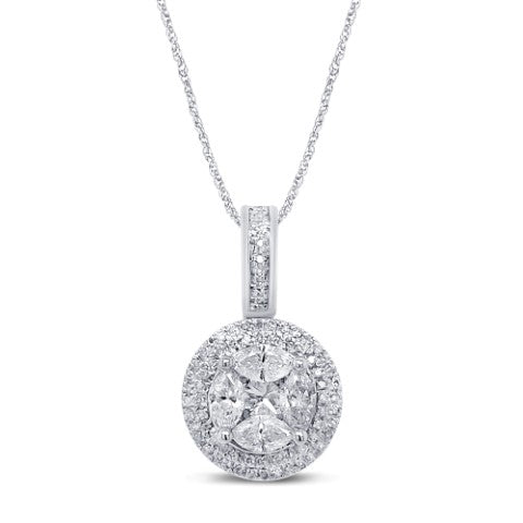 10KT-0.90CTW ALEENA PENDANT