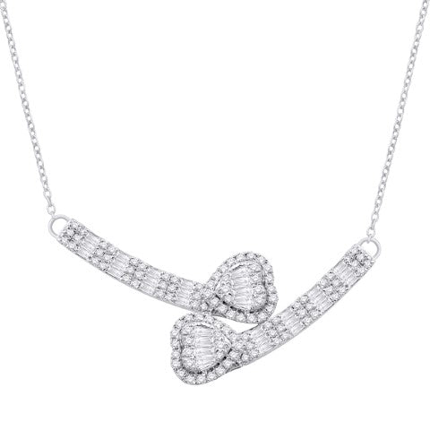 10KT-0.78CTW PENDANT with Chain (18 INCH)