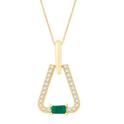 14KT-0.59CTW PENDANT With Chain