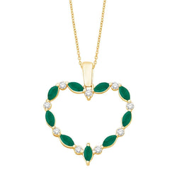14KT-0.67CTW PENDANT With Chain