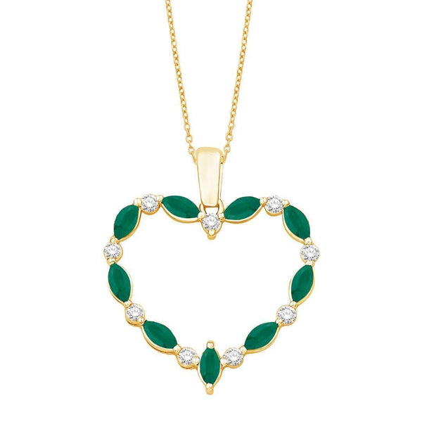 14KT-0.67CTW PENDANT With Chain