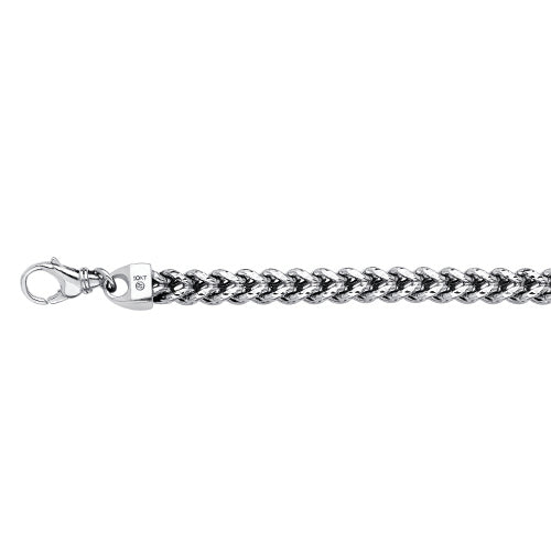 10KW 6MM HOLLOW FRANCO 16 CHAIN NECKLACE"