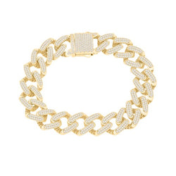 10KT-4.21CTW MBRACELET (8.5 INCH)