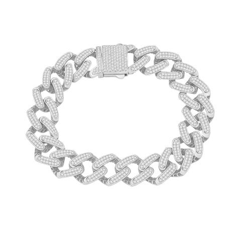 10KT-4.21CTW MBRACELET (8.5 INCH)