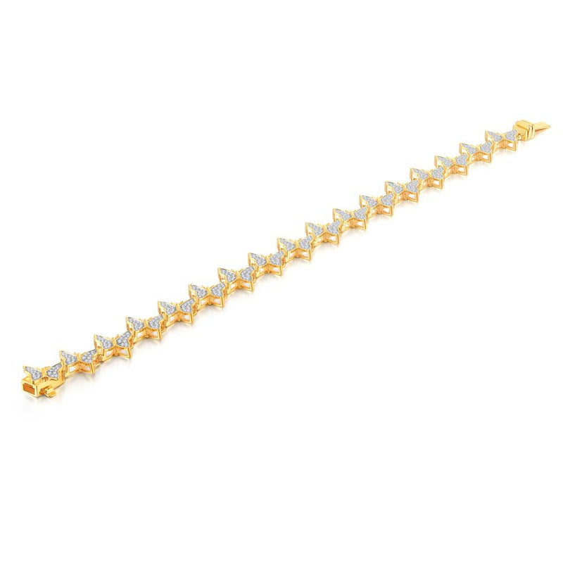 10KT-0.96CTW LBRACELET (7 INCH)