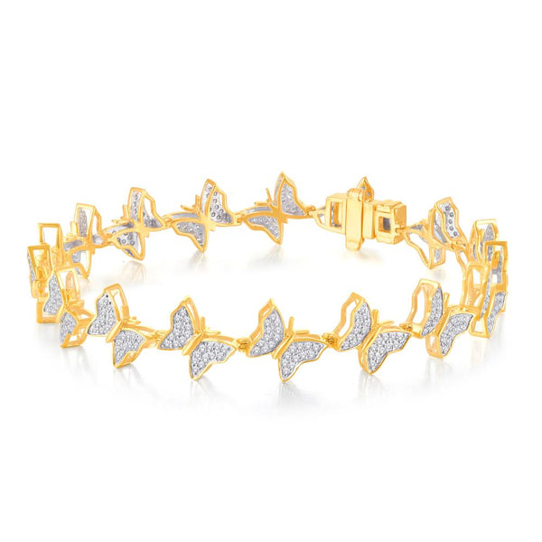 10KT-0.96CTW LBRACELET (7 INCH)