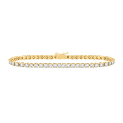 10KT-3.06CTW MBRACELET (8 INCH)