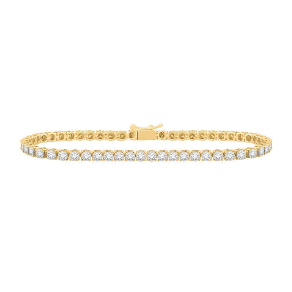 10KT-3.06CTW MBRACELET (8 INCH)