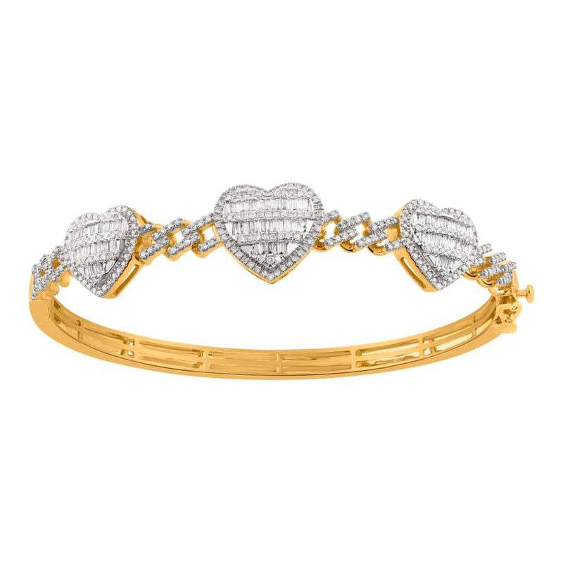 10KT-1.41CTW BANGLE