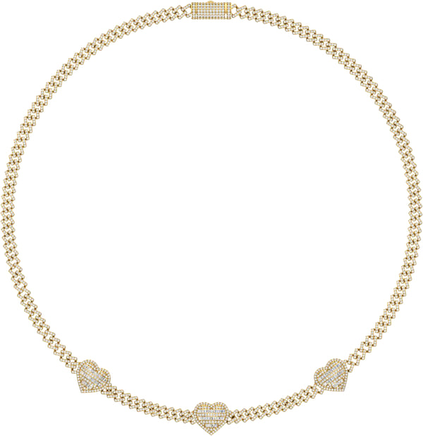 10KT-6.91CTW NECKLACE (18 Inch)