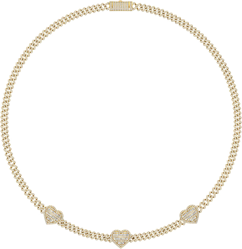 10KT-6.91CTW NECKLACE (18 Inch)