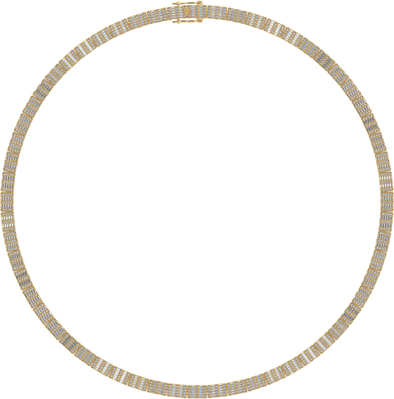 10KT-11.93CTW NECKLACE