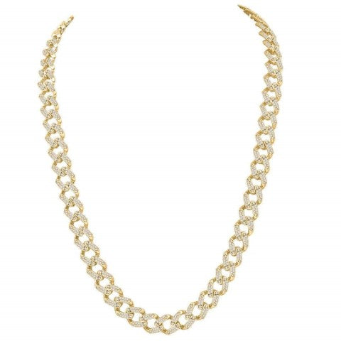 10KT-9.94CTW CHAIN (22 INCH)