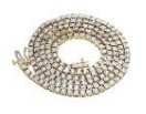 10KT-1.91CTW CHAIN (22 INCH) (3.30 MM)