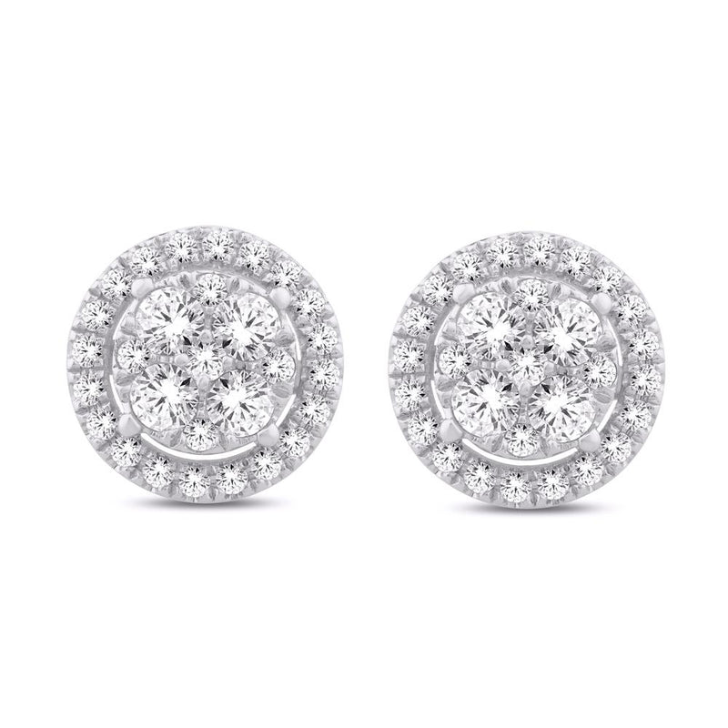 10KT-0.50CTW CARA EARRINGS