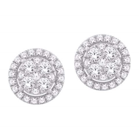 14KTGOLD 1.00CTW CARA EARRINGS