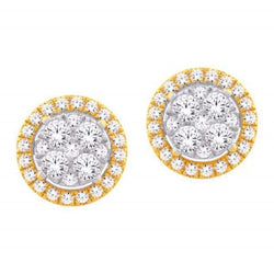 14KT-1.00CTW EARRINGS