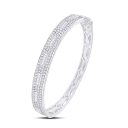 10KT-2.98CTW BANGLE