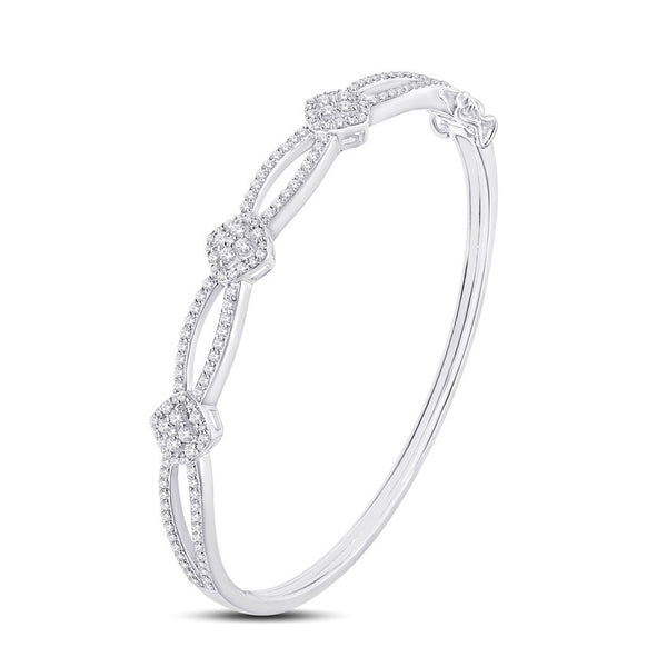 10KT-1.39CTW BANGLE