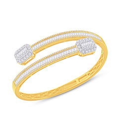 10KT-3.15CTW BANGLE