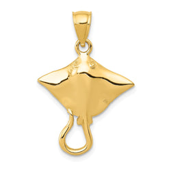 14K Stingray Pendant