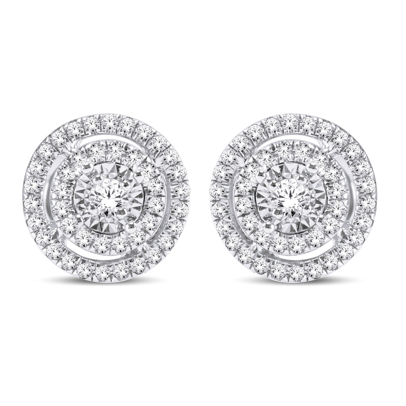 10KT-0.20CTW  EARRINGS