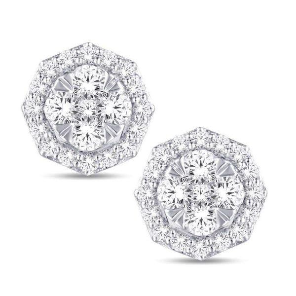 10KT-1.05CTW EARRINGS