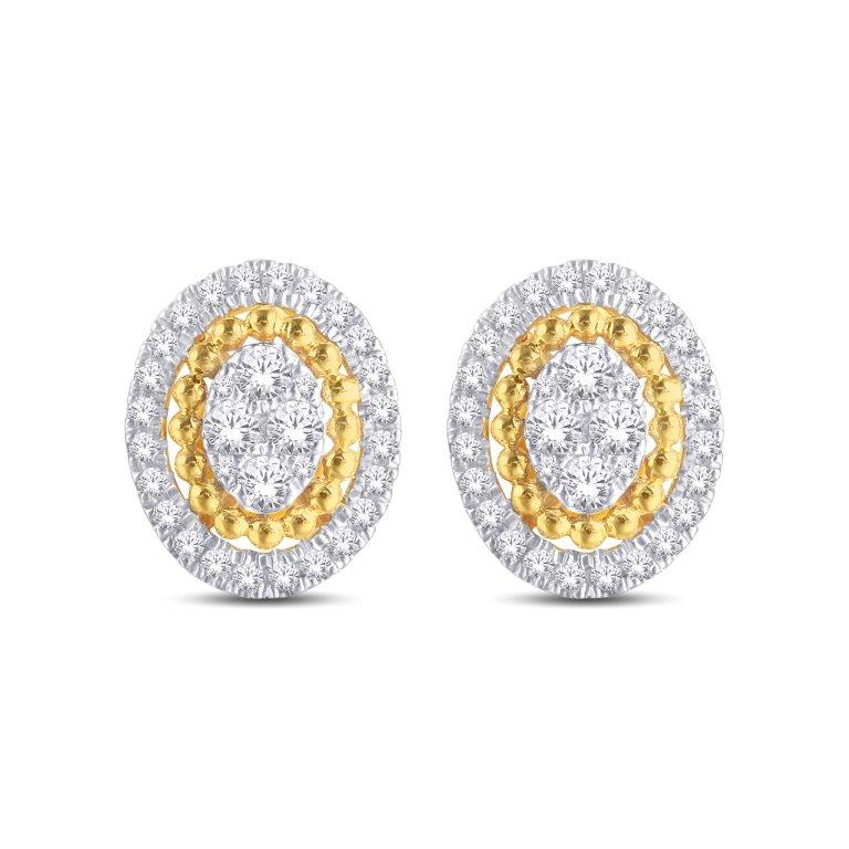 10KT-0.30CTW EARRINGS