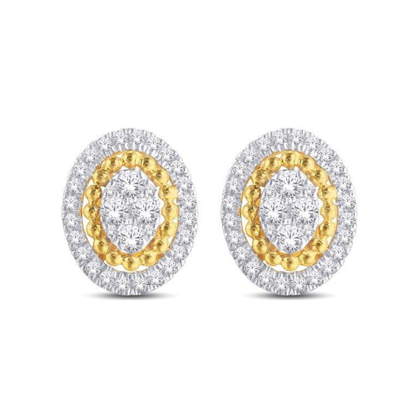 10KT-0.30CTW EARRINGS