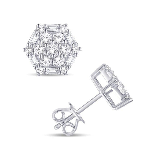 10KT-0.75CTW EARRINGS