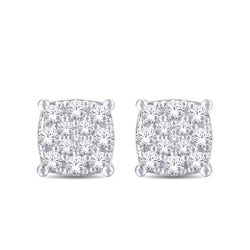 10KT-0.50CTW EARRINGS