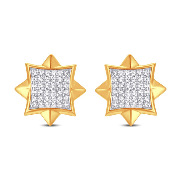 10KT-0.09CTW EARRINGS