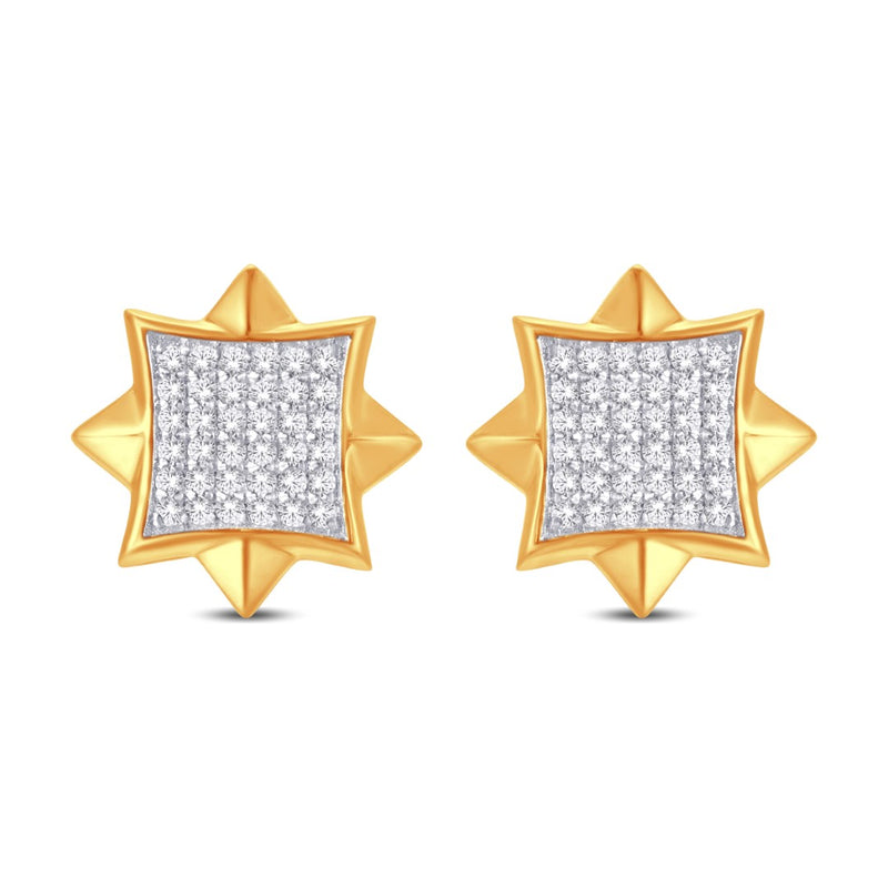 10KT-0.09CTW EARRINGS