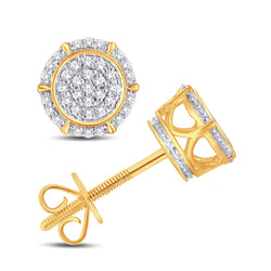 10KT-0.12CTW EARRINGS