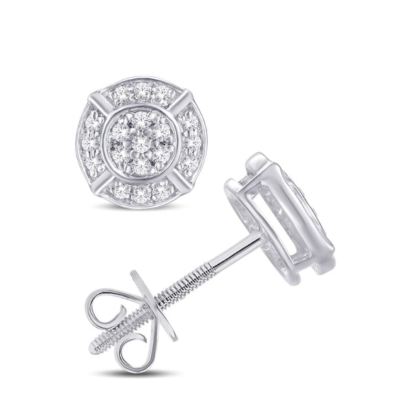 10KT-0.15CTW EARRINGS