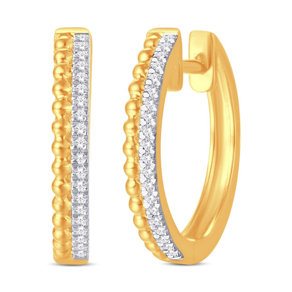 10KT-0.10CTW EARRINGS