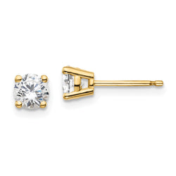 14K Lab Grown Diamond 3/4ctw GH VS2/SI1, 4 Prong Earrings