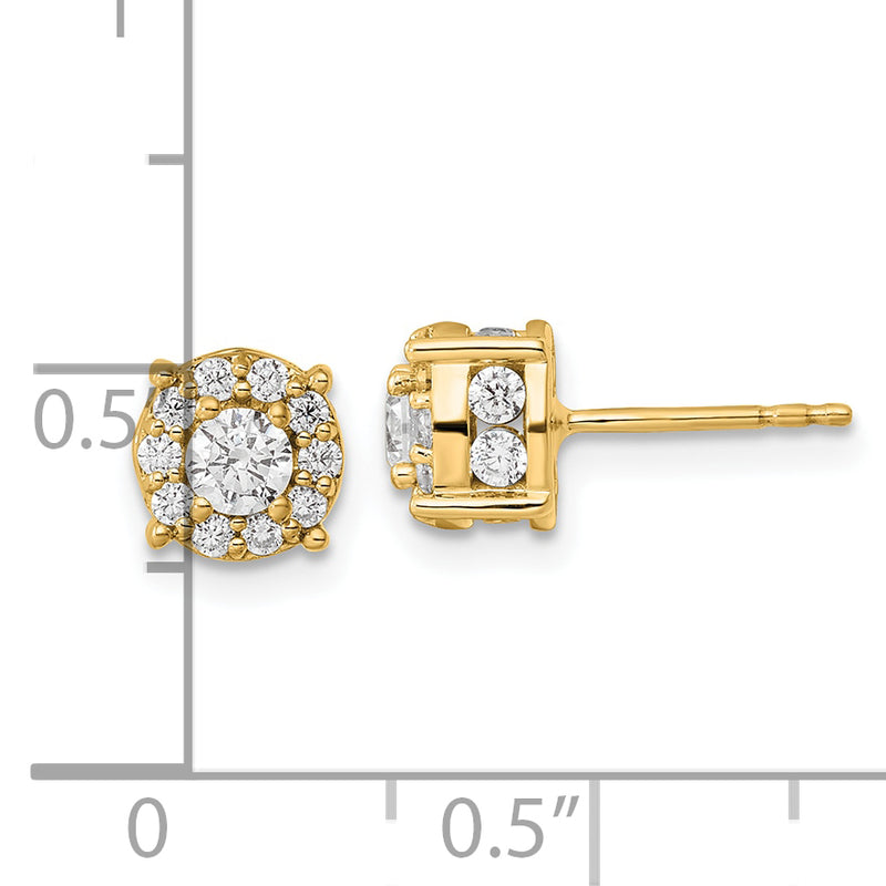 14K Lab Grown Diamond GH VS2/SI1 Fashion Earrings