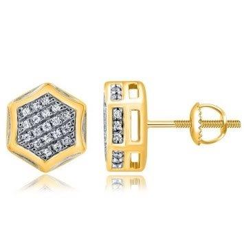 10KTGOLD 0.15CTW EARRINGS