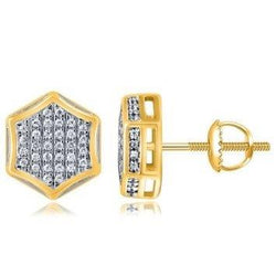 10KTGOLD 0.15CTW EARRINGS