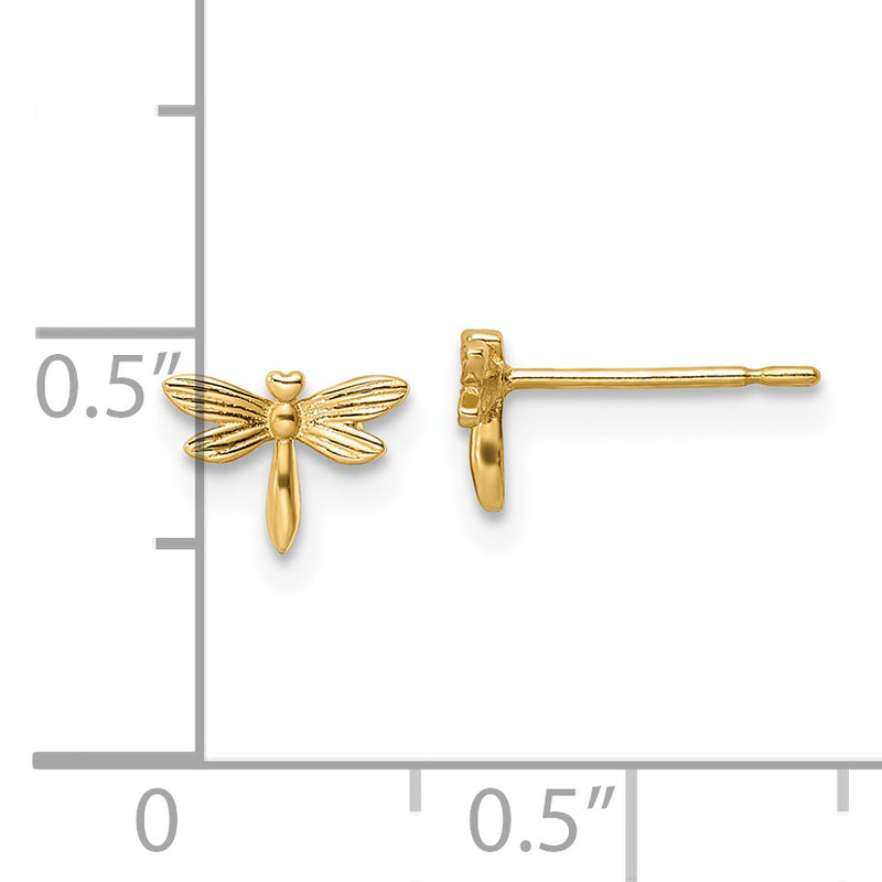 14k Madi K Dragonfly Post Earrings