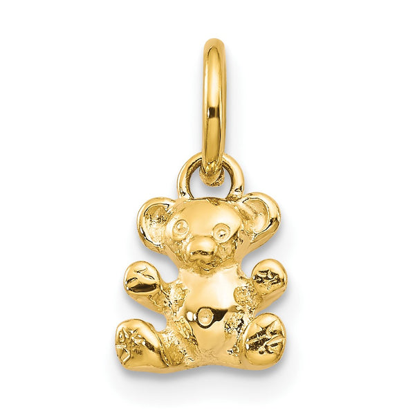 14k Polished Teddy Bear Charm