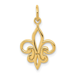 14k Fleur De Lis Charm