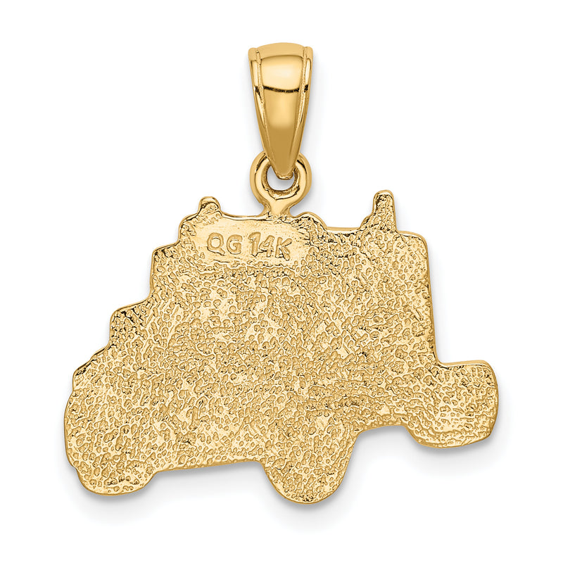 14k Truck Cab Pendant