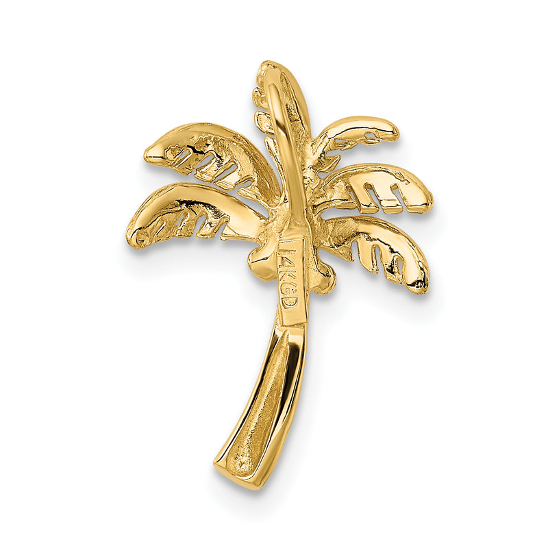 14k Palm Tree Slide