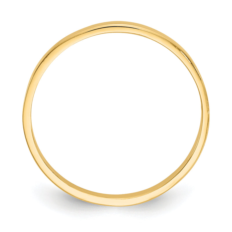 14K High Polished Band Childs Ring