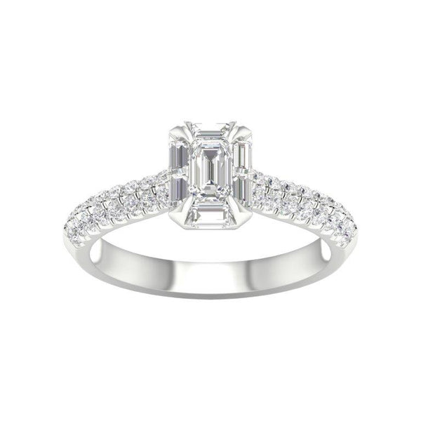 14KT-1.00CTW 0.50CTR BRIDAL