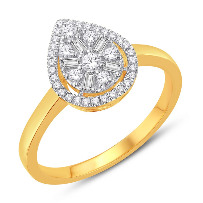 14KT-0.31CTW LADIESRING